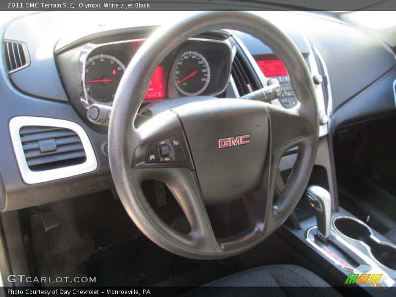 Olympic White / Jet Black 2011 GMC Terrain SLE