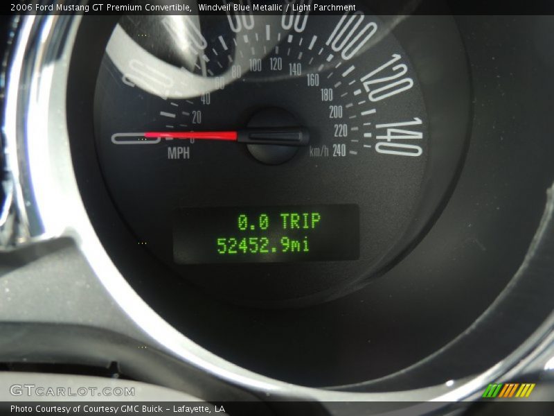 Windveil Blue Metallic / Light Parchment 2006 Ford Mustang GT Premium Convertible