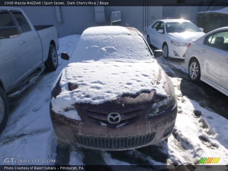 Dark Cherry Mica / Beige 2008 Mazda MAZDA6 i Sport Sedan