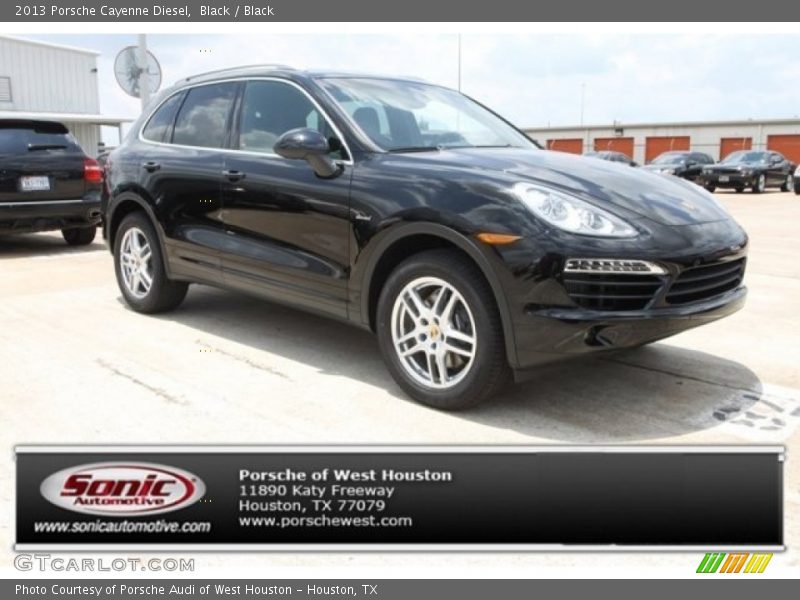 Black / Black 2013 Porsche Cayenne Diesel