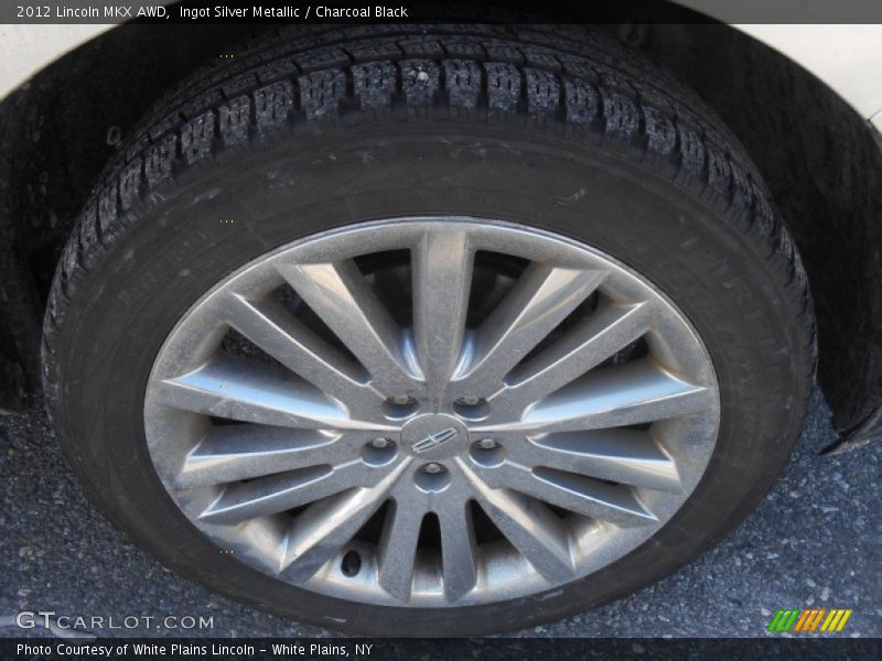 Ingot Silver Metallic / Charcoal Black 2012 Lincoln MKX AWD