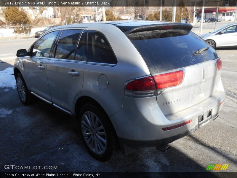 Ingot Silver Metallic / Charcoal Black 2012 Lincoln MKX AWD