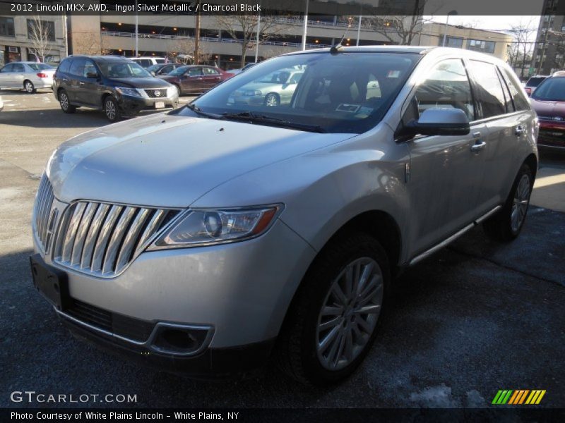 Ingot Silver Metallic / Charcoal Black 2012 Lincoln MKX AWD