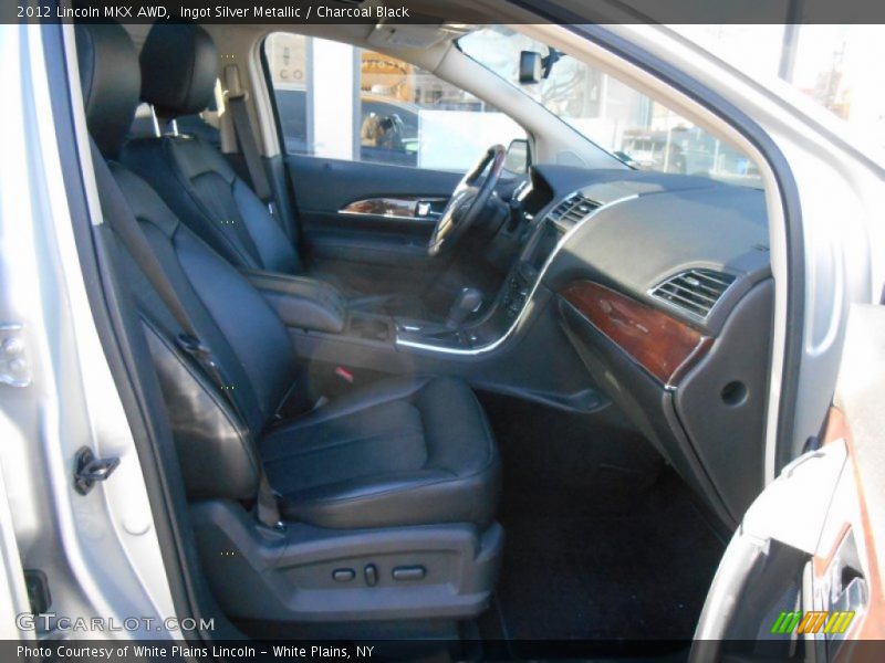Ingot Silver Metallic / Charcoal Black 2012 Lincoln MKX AWD
