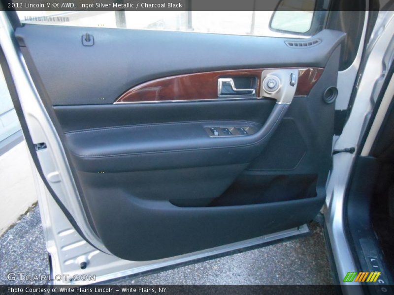 Ingot Silver Metallic / Charcoal Black 2012 Lincoln MKX AWD