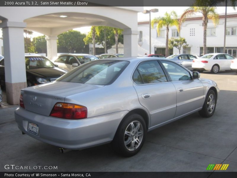 Satin Silver Metallic / Ebony 2000 Acura TL 3.2