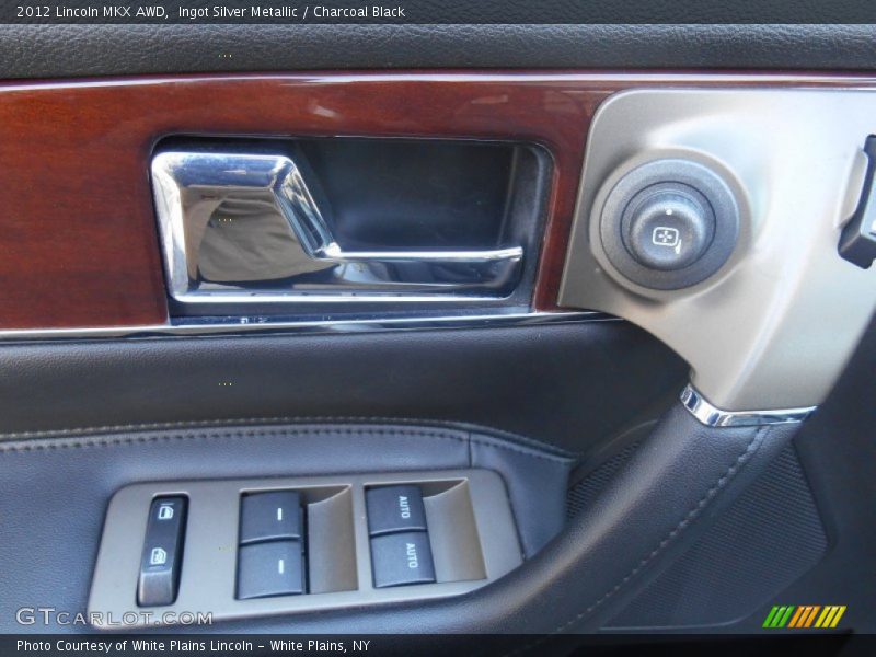 Ingot Silver Metallic / Charcoal Black 2012 Lincoln MKX AWD