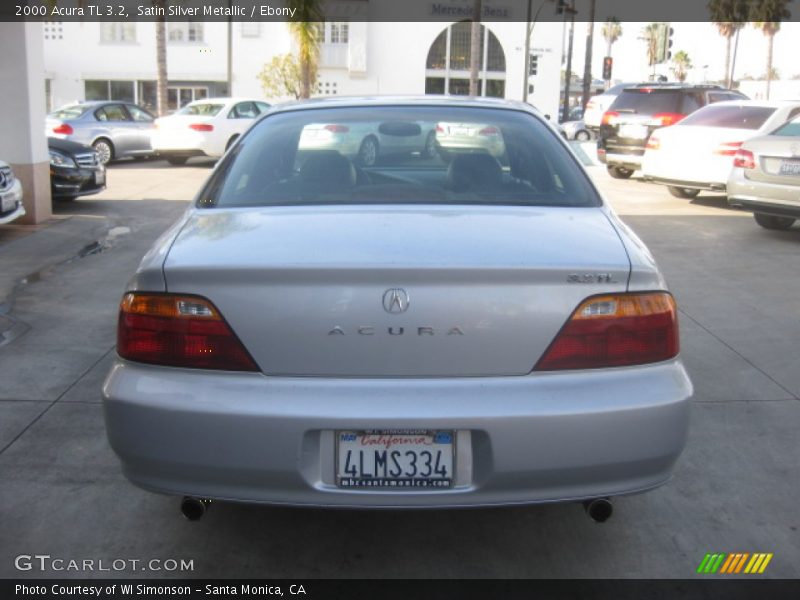 Satin Silver Metallic / Ebony 2000 Acura TL 3.2