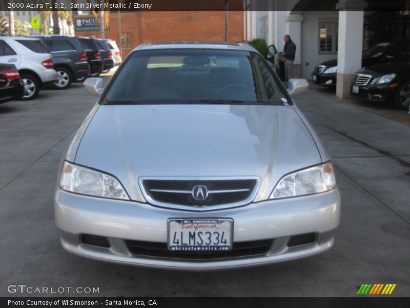 Satin Silver Metallic / Ebony 2000 Acura TL 3.2