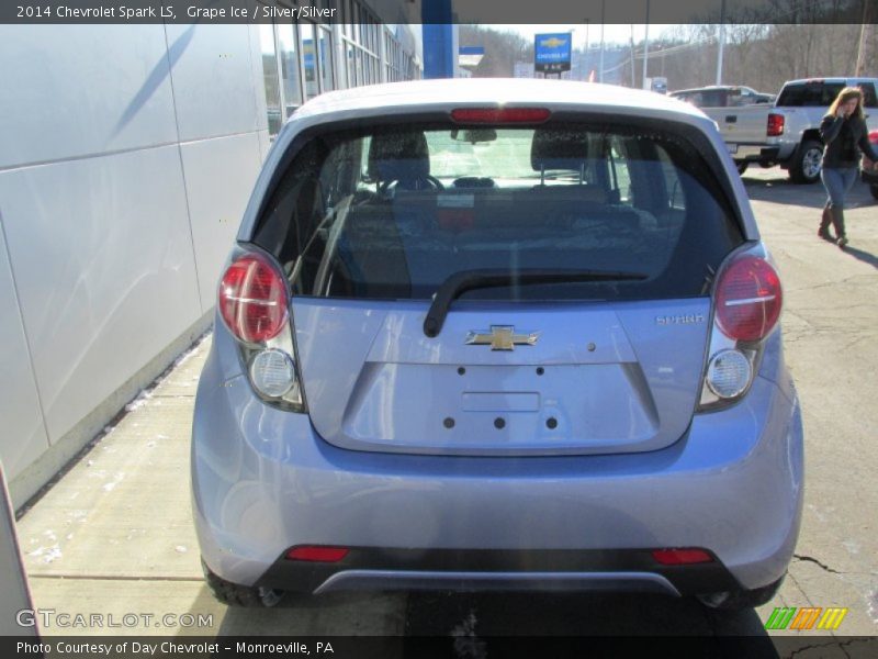 Grape Ice / Silver/Silver 2014 Chevrolet Spark LS