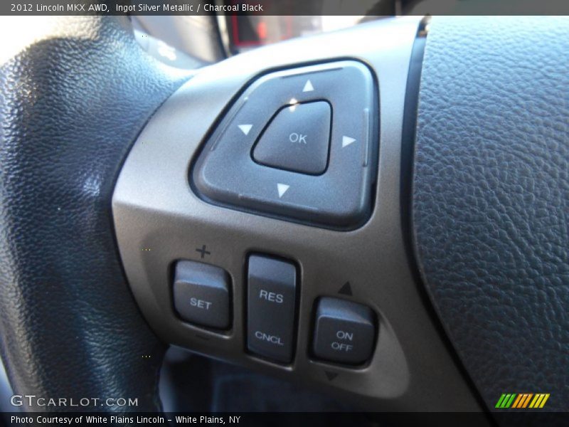 Ingot Silver Metallic / Charcoal Black 2012 Lincoln MKX AWD