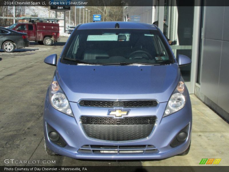 Grape Ice / Silver/Silver 2014 Chevrolet Spark LS