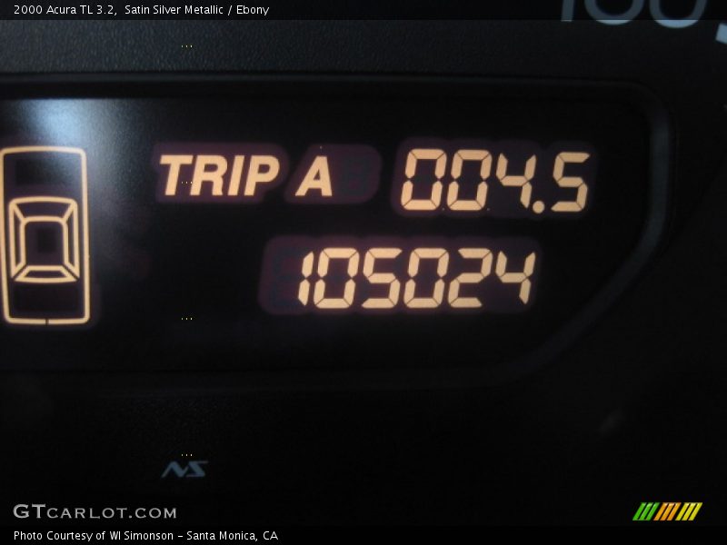Satin Silver Metallic / Ebony 2000 Acura TL 3.2