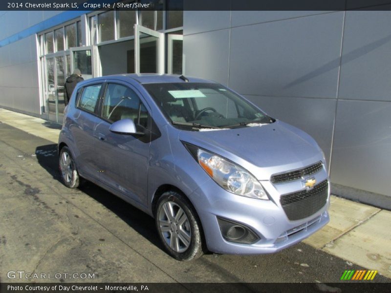 Grape Ice / Silver/Silver 2014 Chevrolet Spark LS