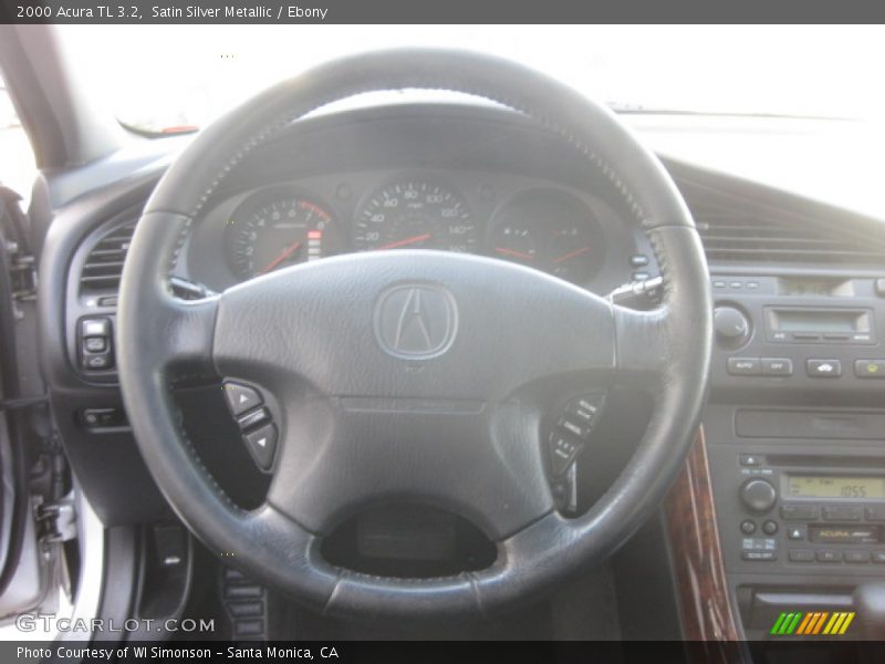 Satin Silver Metallic / Ebony 2000 Acura TL 3.2