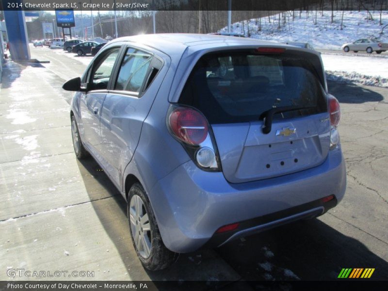 Grape Ice / Silver/Silver 2014 Chevrolet Spark LS