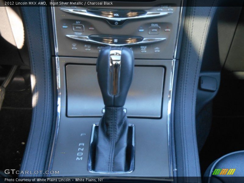 Ingot Silver Metallic / Charcoal Black 2012 Lincoln MKX AWD