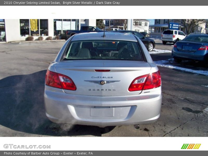 Bright Silver Metallic / Dark Slate Gray 2010 Chrysler Sebring Limited Sedan