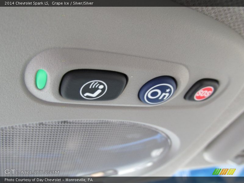 Grape Ice / Silver/Silver 2014 Chevrolet Spark LS