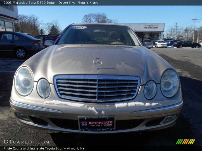 Desert Silver Metallic / Java 2003 Mercedes-Benz E 320 Sedan