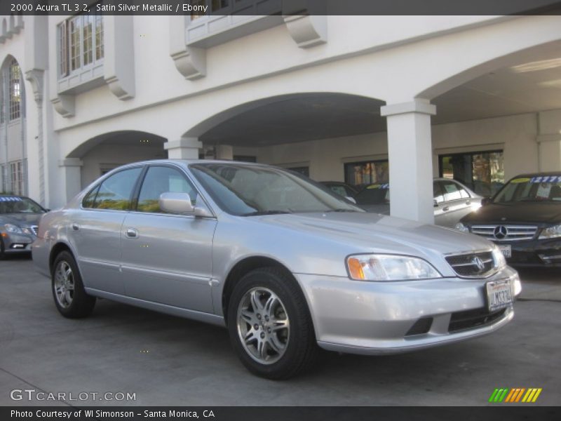 Satin Silver Metallic / Ebony 2000 Acura TL 3.2