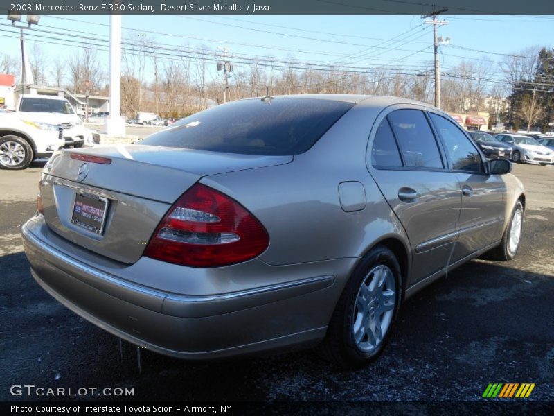 Desert Silver Metallic / Java 2003 Mercedes-Benz E 320 Sedan