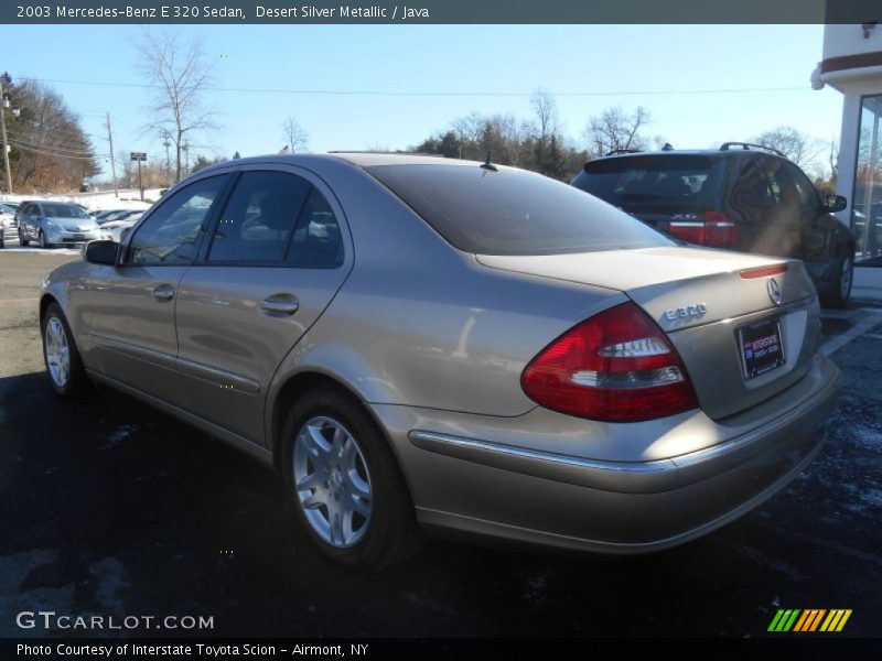 Desert Silver Metallic / Java 2003 Mercedes-Benz E 320 Sedan