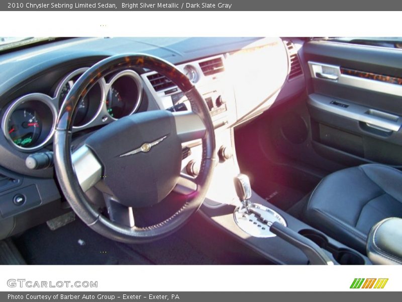 Bright Silver Metallic / Dark Slate Gray 2010 Chrysler Sebring Limited Sedan