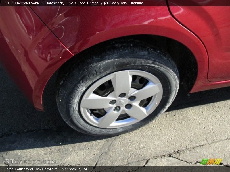 Crystal Red Tintcoat / Jet Black/Dark Titanium 2014 Chevrolet Sonic LS Hatchback