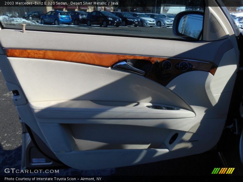 Desert Silver Metallic / Java 2003 Mercedes-Benz E 320 Sedan