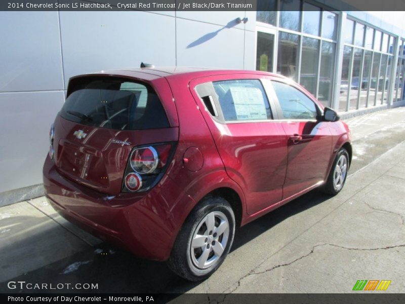Crystal Red Tintcoat / Jet Black/Dark Titanium 2014 Chevrolet Sonic LS Hatchback