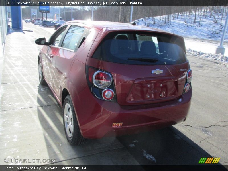 Crystal Red Tintcoat / Jet Black/Dark Titanium 2014 Chevrolet Sonic LS Hatchback