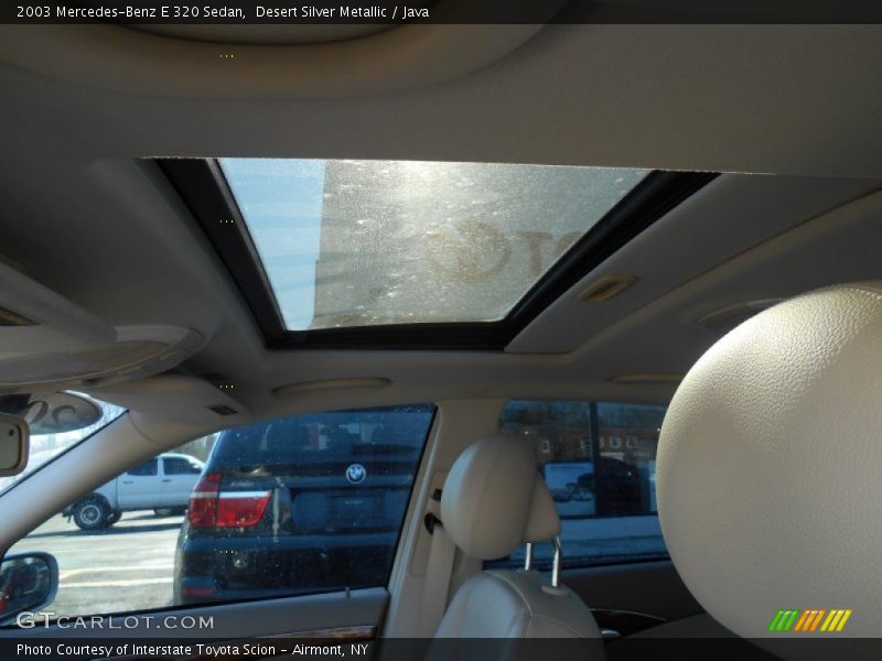 Desert Silver Metallic / Java 2003 Mercedes-Benz E 320 Sedan