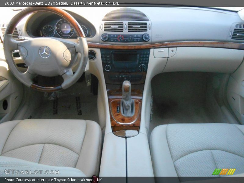 Desert Silver Metallic / Java 2003 Mercedes-Benz E 320 Sedan