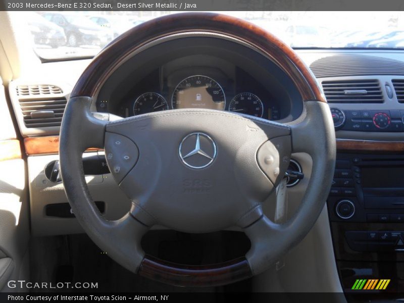 Desert Silver Metallic / Java 2003 Mercedes-Benz E 320 Sedan