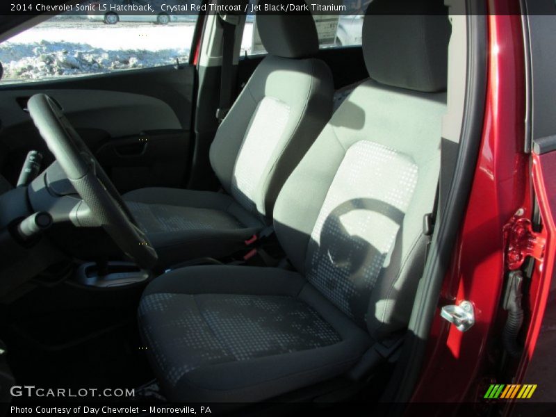 Crystal Red Tintcoat / Jet Black/Dark Titanium 2014 Chevrolet Sonic LS Hatchback