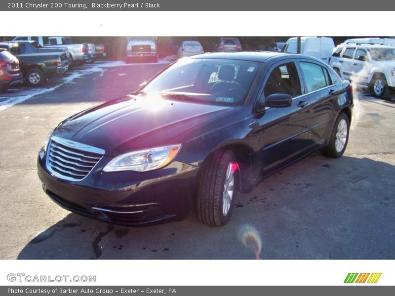 Blackberry Pearl / Black 2011 Chrysler 200 Touring