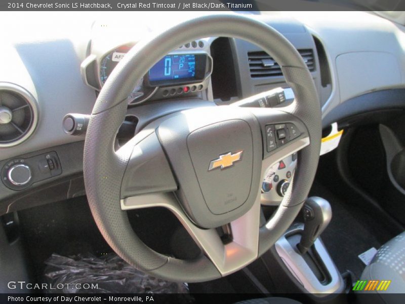 Crystal Red Tintcoat / Jet Black/Dark Titanium 2014 Chevrolet Sonic LS Hatchback