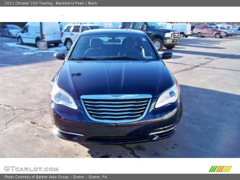 Blackberry Pearl / Black 2011 Chrysler 200 Touring