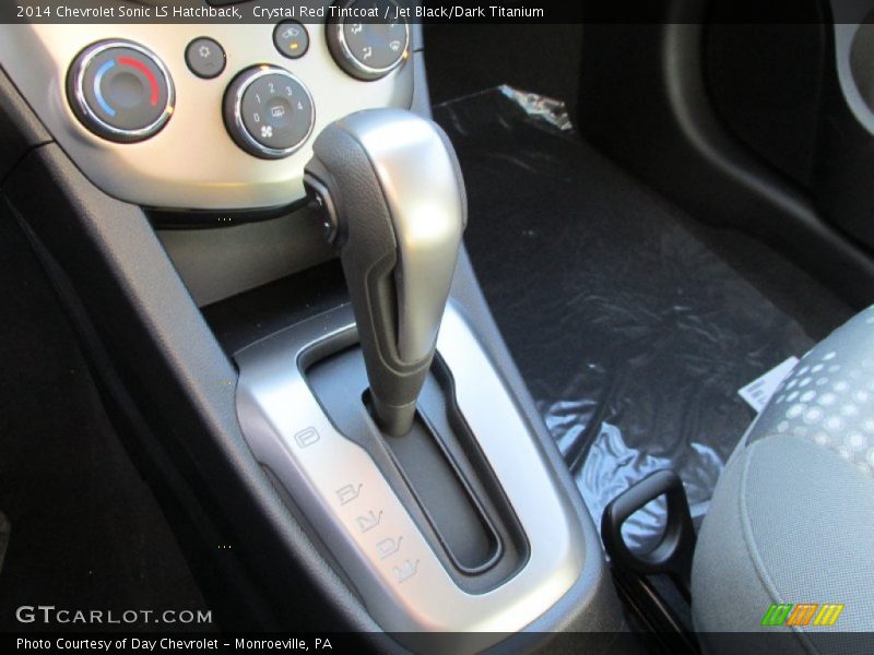 Crystal Red Tintcoat / Jet Black/Dark Titanium 2014 Chevrolet Sonic LS Hatchback