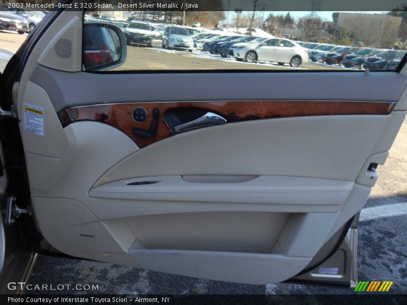 Desert Silver Metallic / Java 2003 Mercedes-Benz E 320 Sedan