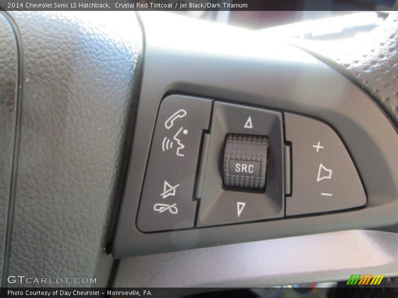 Crystal Red Tintcoat / Jet Black/Dark Titanium 2014 Chevrolet Sonic LS Hatchback