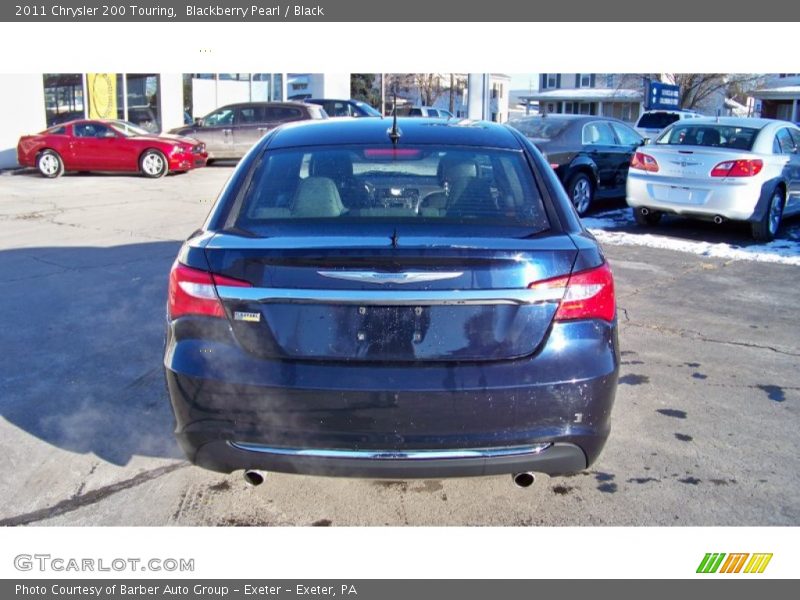 Blackberry Pearl / Black 2011 Chrysler 200 Touring