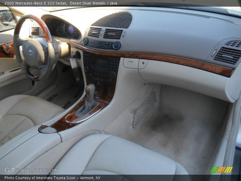 Desert Silver Metallic / Java 2003 Mercedes-Benz E 320 Sedan