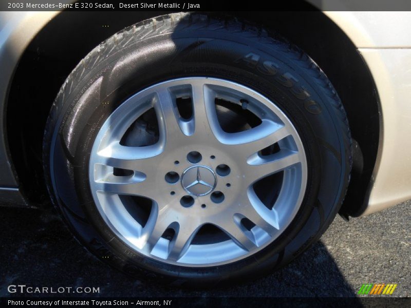 Desert Silver Metallic / Java 2003 Mercedes-Benz E 320 Sedan