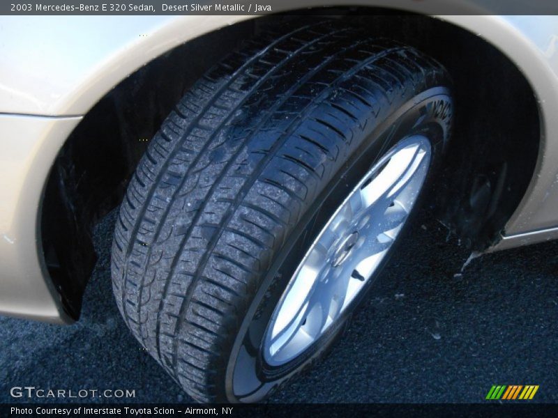 Desert Silver Metallic / Java 2003 Mercedes-Benz E 320 Sedan