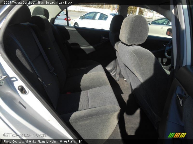 Silver Streak Mica / Black 2005 Toyota Corolla S