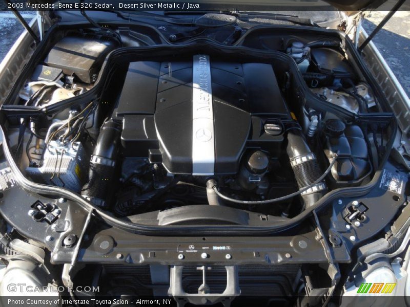 Desert Silver Metallic / Java 2003 Mercedes-Benz E 320 Sedan