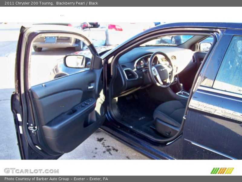Blackberry Pearl / Black 2011 Chrysler 200 Touring