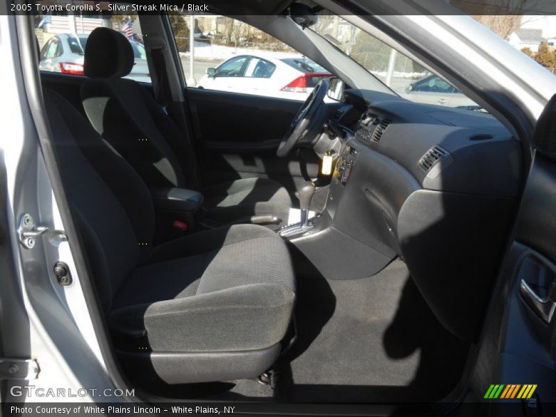 Silver Streak Mica / Black 2005 Toyota Corolla S
